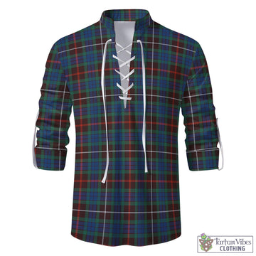 Fraser Hunting Ancient Tartan Men's Scottish Traditional Jacobite Ghillie Kilt Shirt