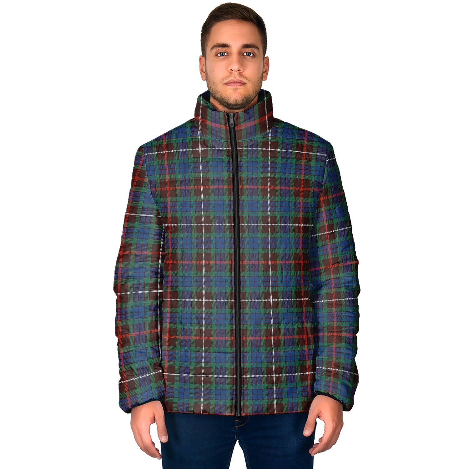 Fraser Hunting Ancient Tartan Padded Jacket - Tartan Vibes Clothing