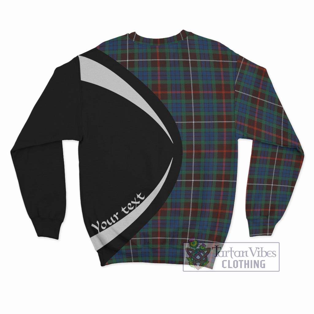 Fraser Hunting Ancient Tartan Sweatshirt with Family Crest Circle Style - Tartan Vibes Clothing