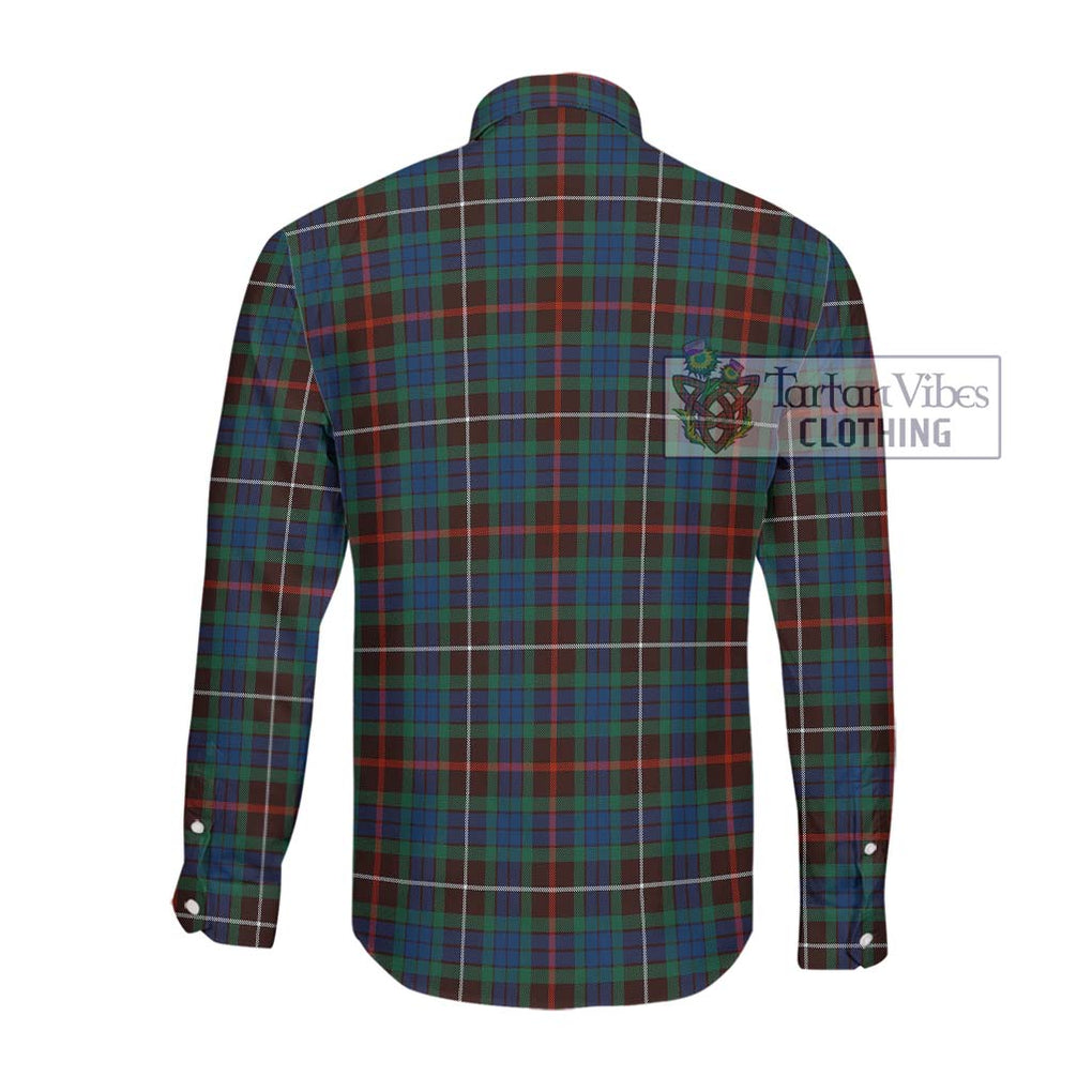 Fraser Hunting Ancient Tartan Long Sleeve Button Shirt with Family Crest DNA In Me Style - Tartanvibesclothing Shop