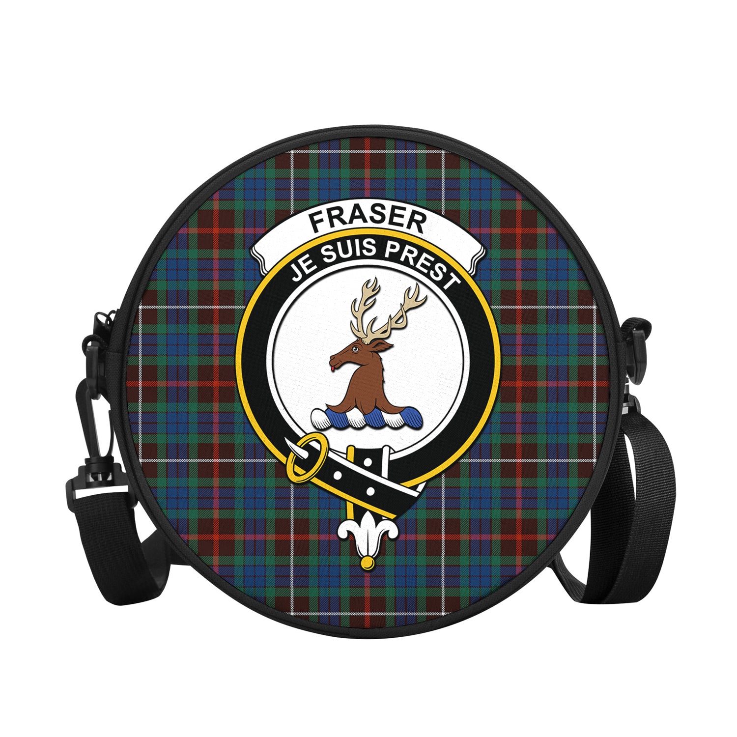 fraser-hunting-ancient-tartan-round-satchel-bags-with-family-crest