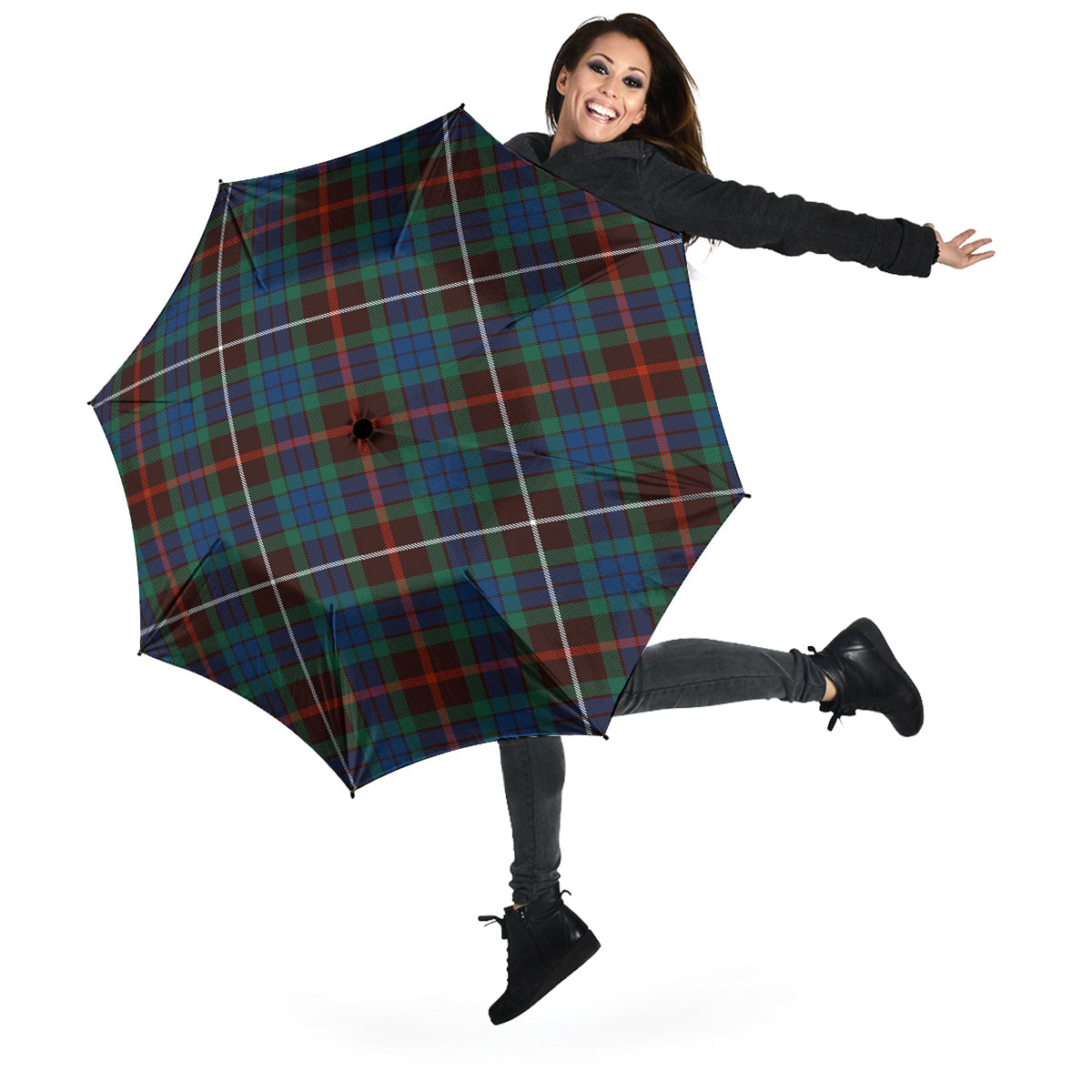 Fraser Hunting Ancient Tartan Umbrella - Tartanvibesclothing