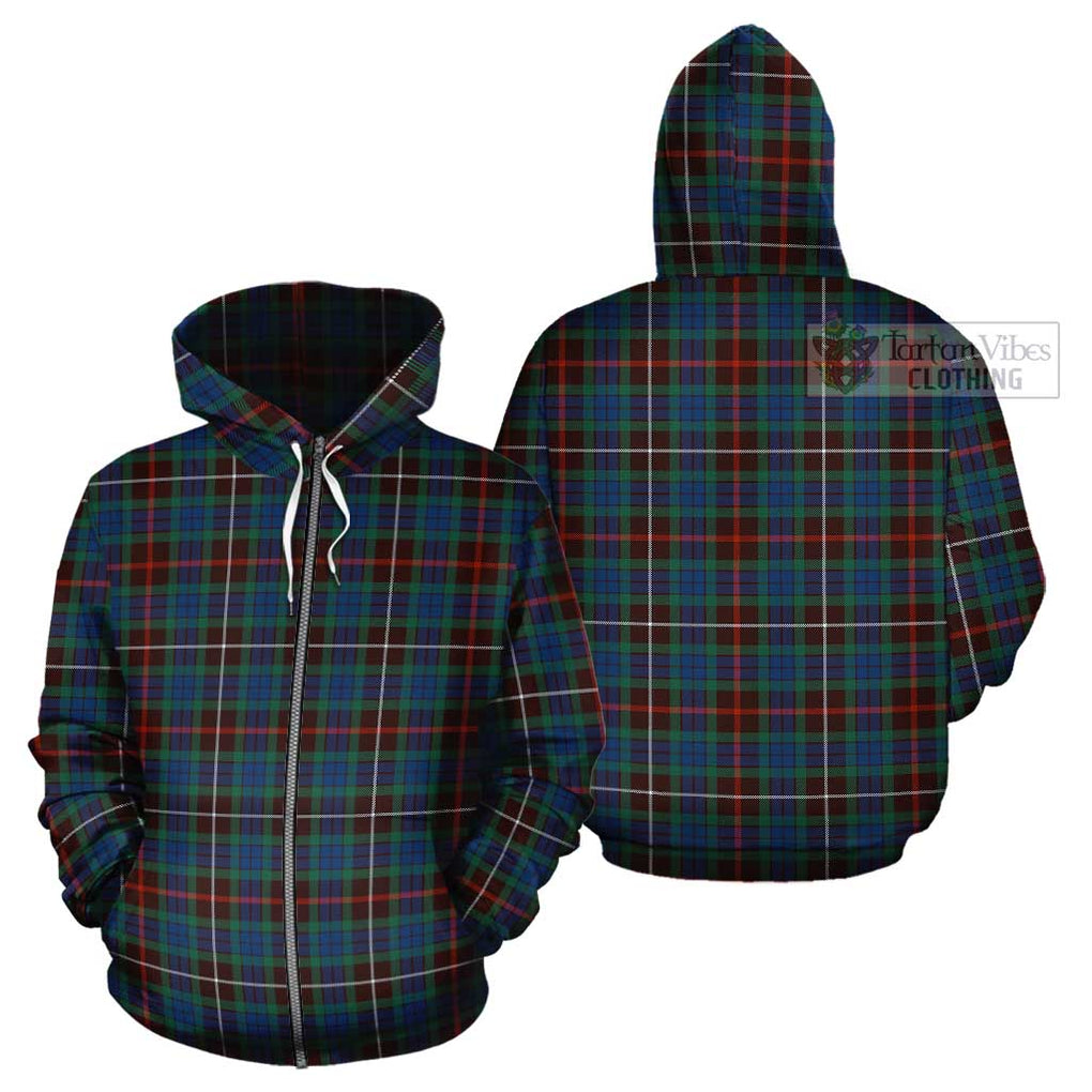 Fraser Hunting Ancient Tartan Cotton Hoodie Zip Hoodie - Tartan Vibes Clothing