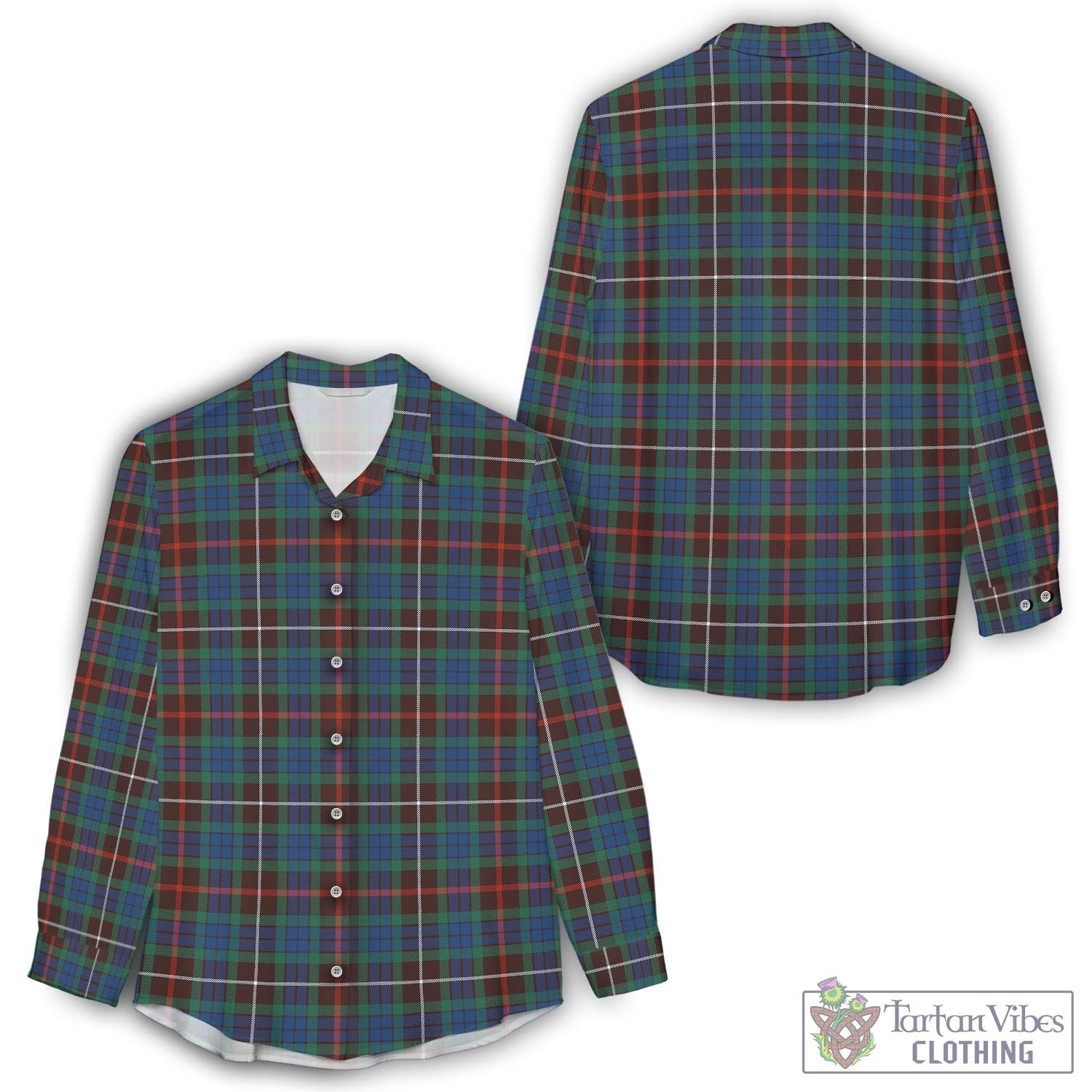 Fraser Hunting Ancient Tartan Womens Casual Shirt