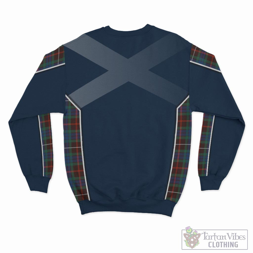 Tartan Vibes Clothing Fraser Hunting Ancient Tartan Sweater with Family Crest and Lion Rampant Vibes Sport Style