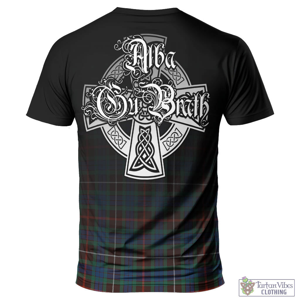 Tartan Vibes Clothing Fraser Hunting Ancient Tartan T-Shirt Featuring Alba Gu Brath Family Crest Celtic Inspired