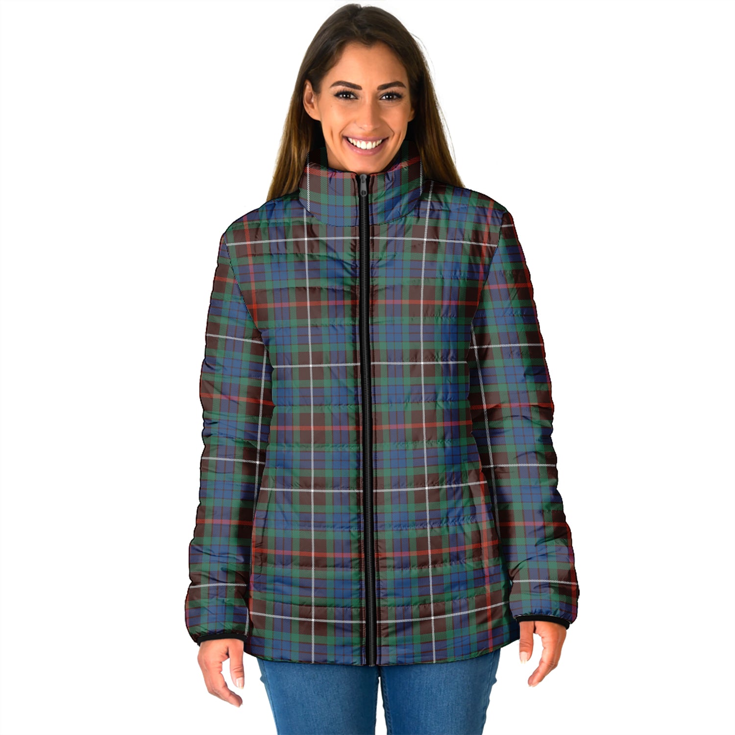 Fraser Hunting Ancient Tartan Padded Jacket - Tartan Vibes Clothing