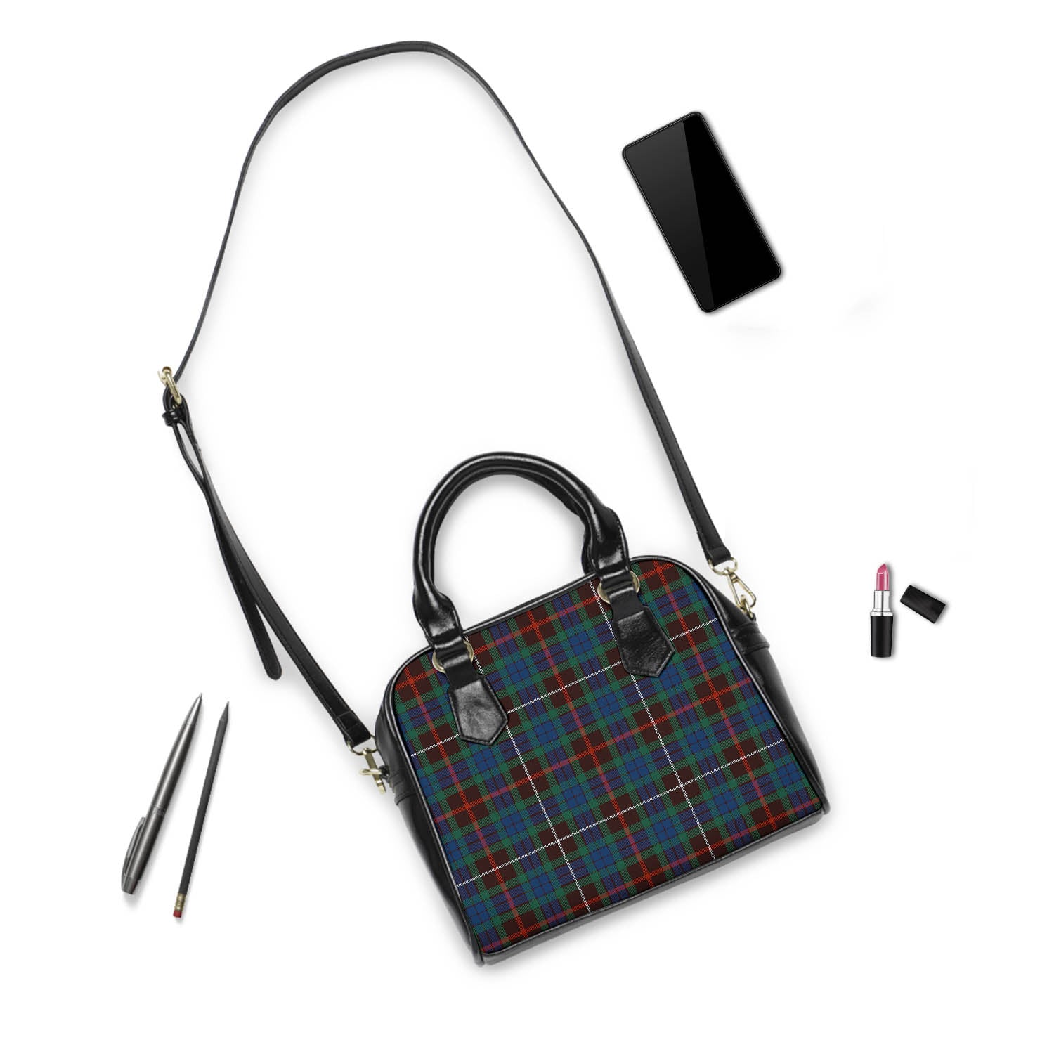 Fraser Hunting Ancient Tartan Shoulder Handbags - Tartanvibesclothing