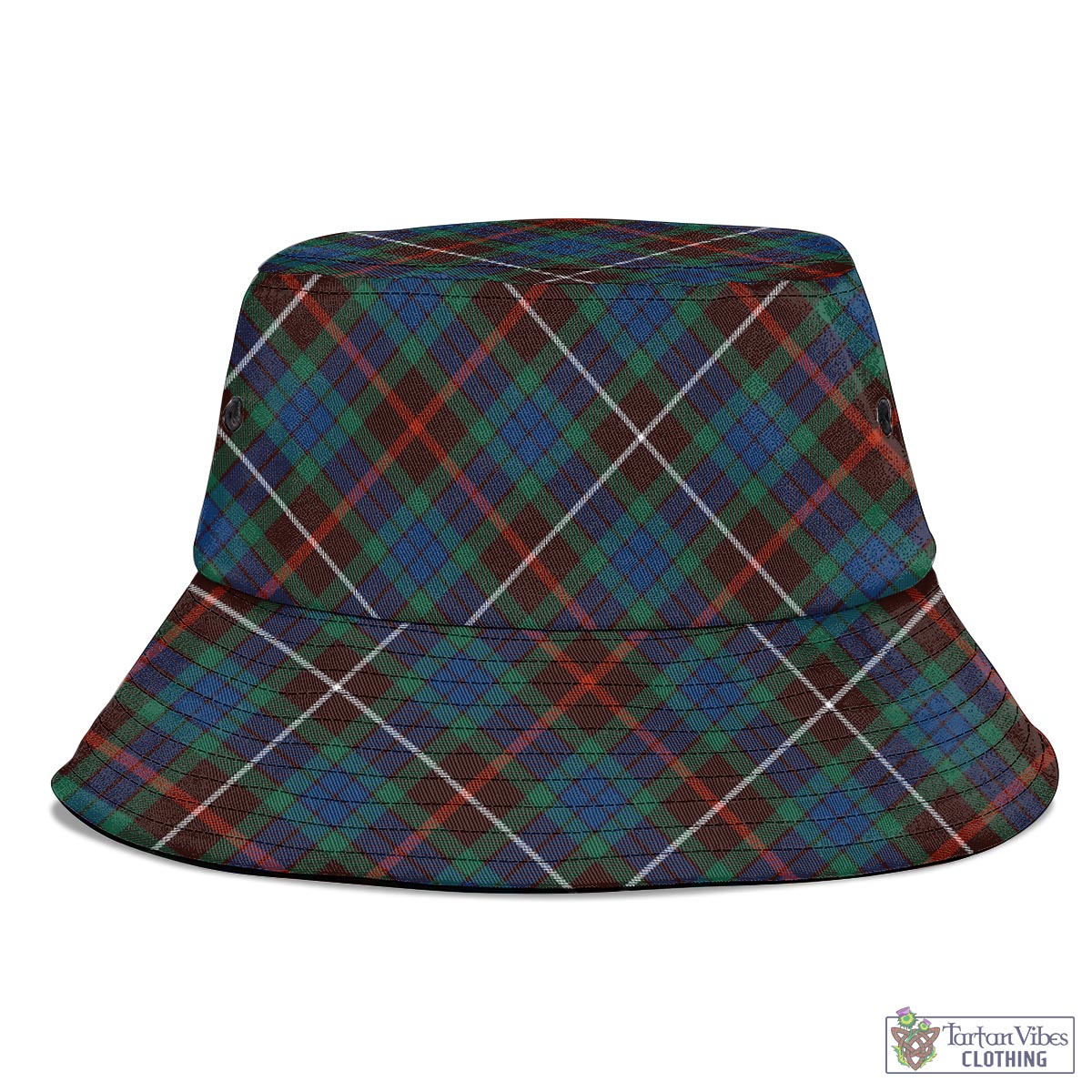 Tartan Vibes Clothing Fraser Hunting Ancient Tartan Bucket Hat