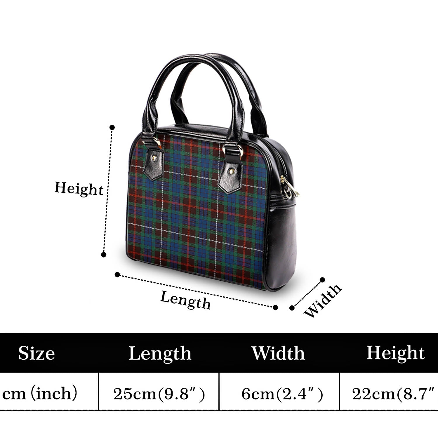 Fraser Hunting Ancient Tartan Shoulder Handbags - Tartanvibesclothing