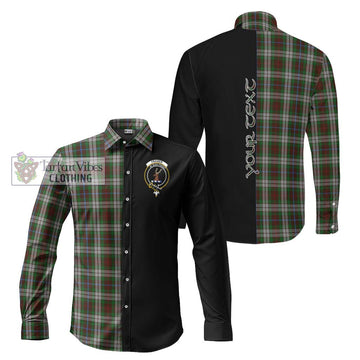 Fraser Hunting Dress Tartan Long Sleeve Button Shirt with Family Crest and Half Of Me Style