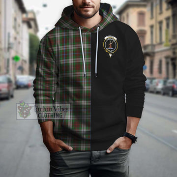 Fraser Hunting Dress Tartan Hoodie with Family Crest and Half Of Me Style