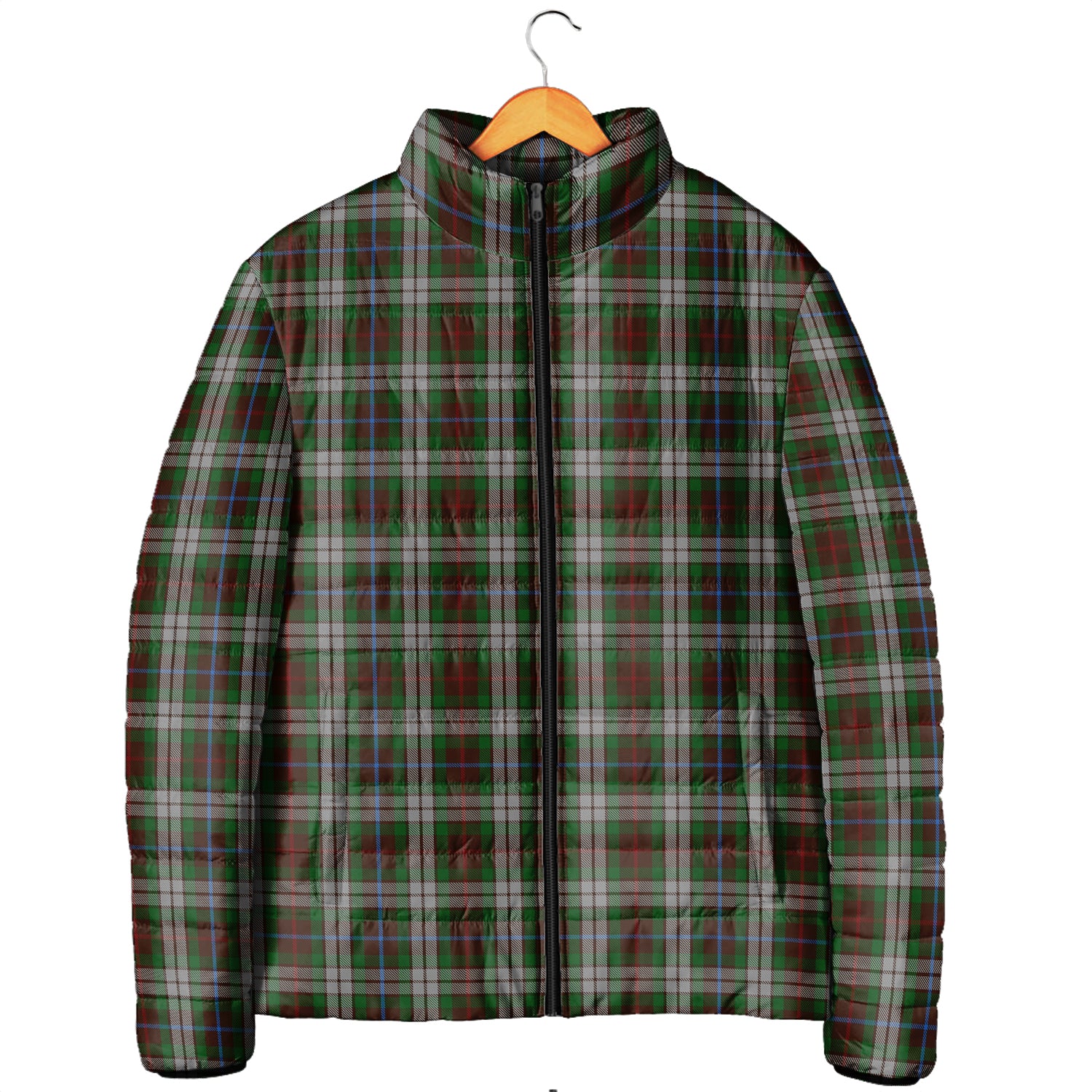 Fraser Hunting Dress Tartan Padded Jacket Men's Padded Jacket - Tartan Vibes Clothing