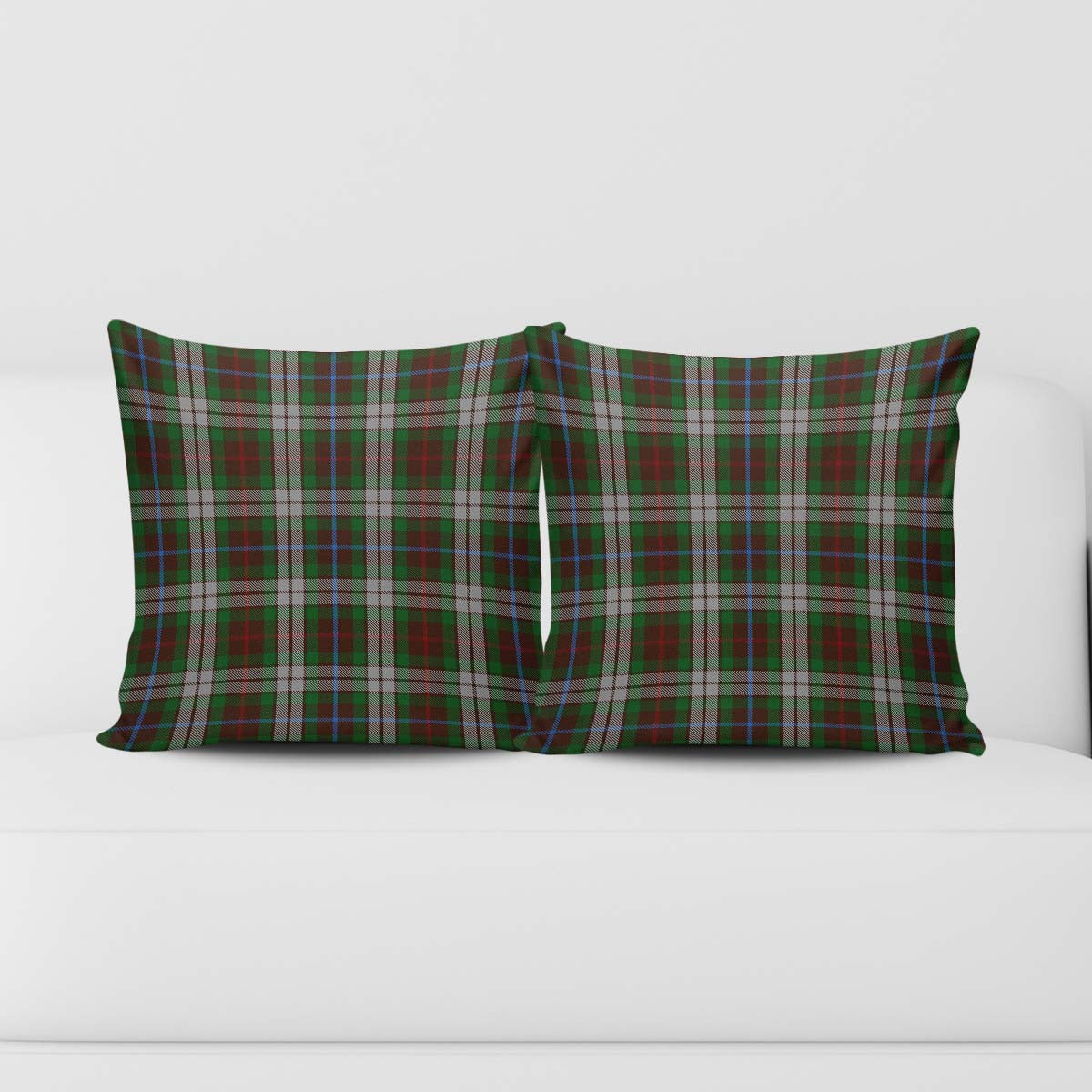 Fraser Hunting Dress Tartan Pillow Cover Square Pillow Cover - Tartanvibesclothing