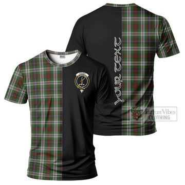 Fraser Hunting Dress Tartan T-Shirt with Family Crest and Half Of Me Style