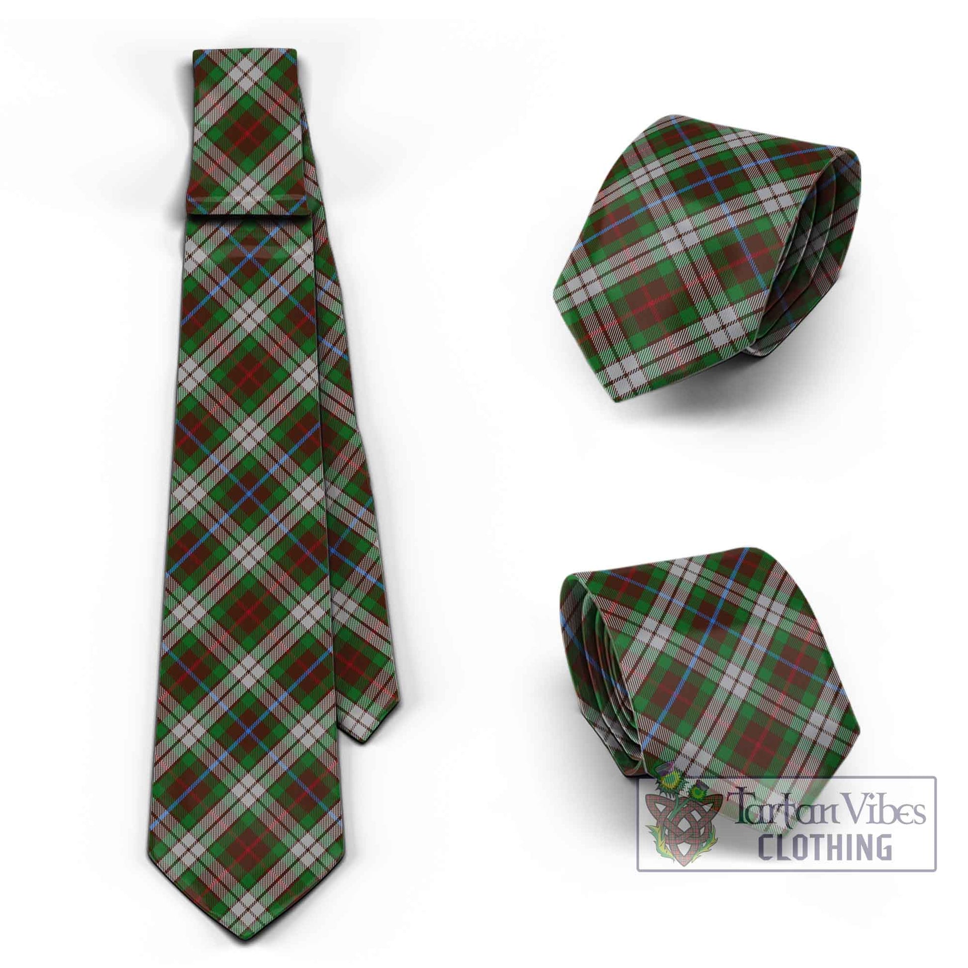 Tartan Vibes Clothing Fraser Hunting Dress Tartan Classic Necktie Cross Style