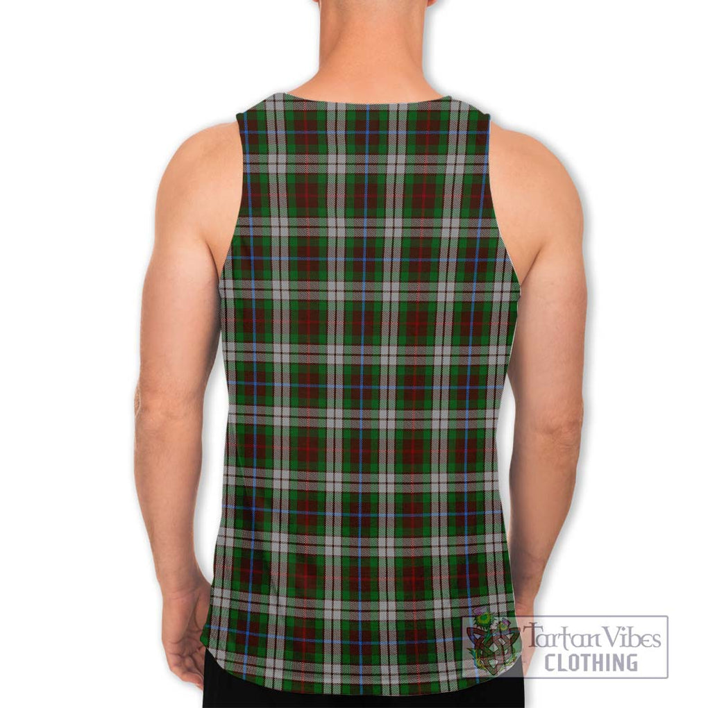 Fraser Hunting Dress Tartan Men's Tank Top with Family Crest DNA In Me Style - Tartanvibesclothing Shop