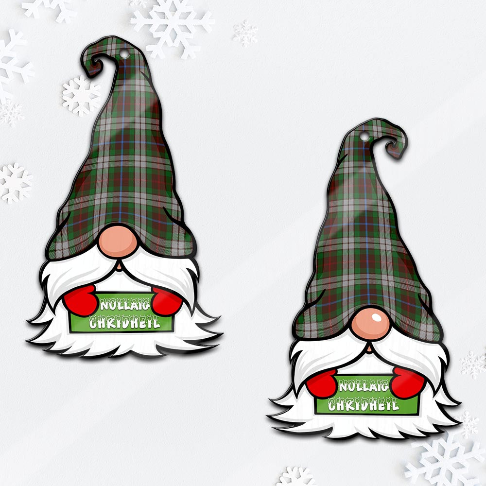 Fraser Hunting Dress Gnome Christmas Ornament with His Tartan Christmas Hat - Tartan Vibes Clothing