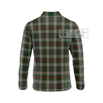 Fraser Hunting Dress Tartan Long Sleeve Polo Shirt with Family Crest DNA In Me Style