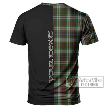 Fraser Hunting Dress Tartan T-Shirt with Family Crest and Half Of Me Style