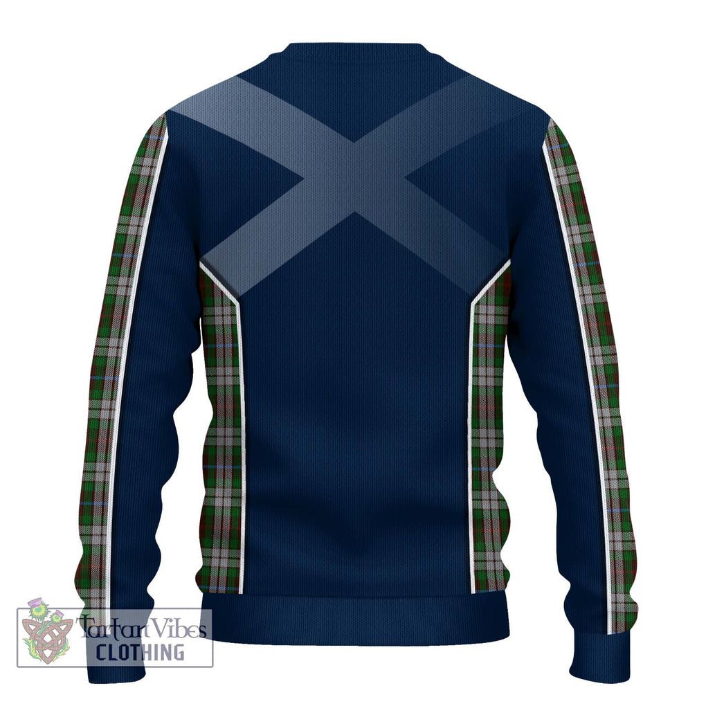 Fraser Hunting Dress Tartan Knitted Sweater with Family Crest and Lion Rampant Vibes Sport Style - Tartan Vibes Clothing