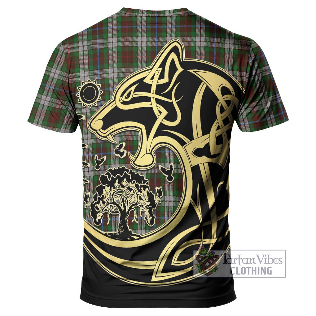 Fraser Hunting Dress Tartan T-Shirt with Family Crest Celtic Wolf Style - Tartan Vibes Clothing