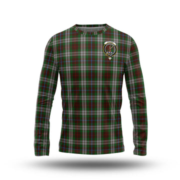 Fraser Hunting Dress Tartan Long Sleeve T-Shirt with Family Crest