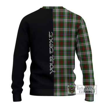 Fraser Hunting Dress Tartan Ugly Sweater with Family Crest and Half Of Me Style