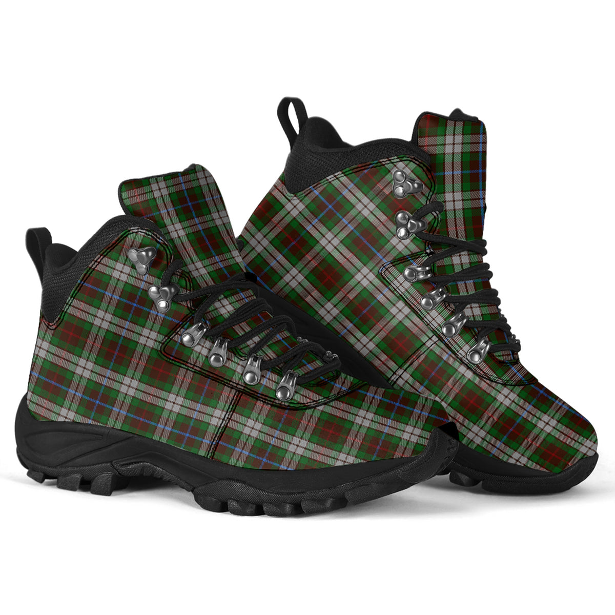 Fraser Hunting Dress Tartan Alpine Boots - Tartanvibesclothing