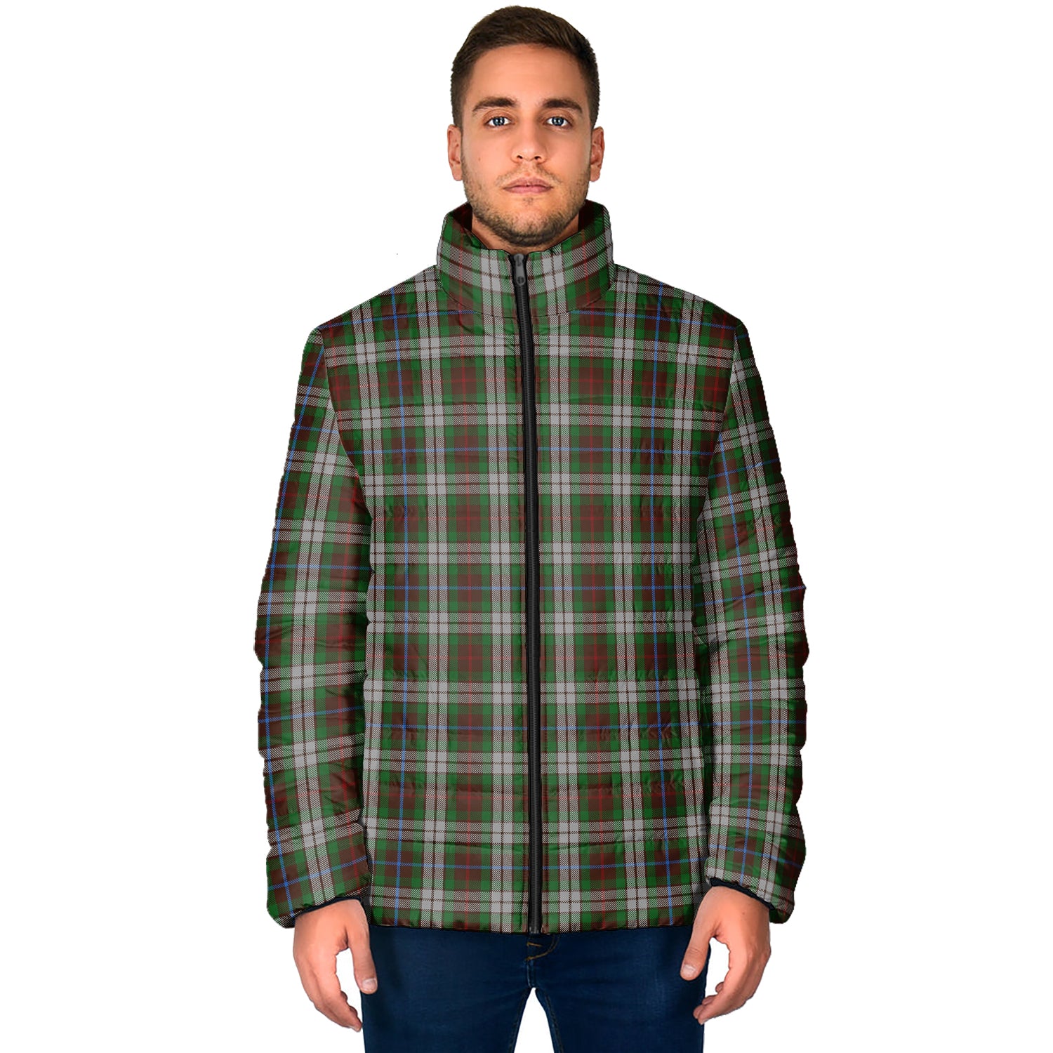 Fraser Hunting Dress Tartan Padded Jacket - Tartan Vibes Clothing