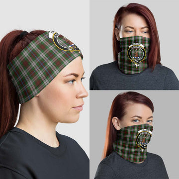 Fraser Hunting Dress Tartan Neck Gaiters, Tartan Bandanas, Tartan Head Band with Family Crest