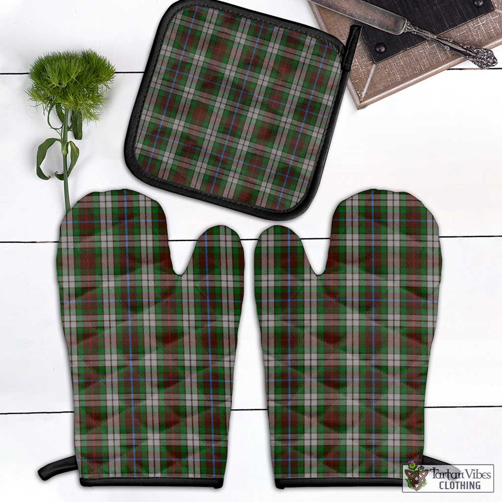 Fraser Hunting Dress Tartan Combo Oven Mitt & Pot-Holder Combo 1 Oven Mitt & 1 Pot-Holder Black - Tartan Vibes Clothing