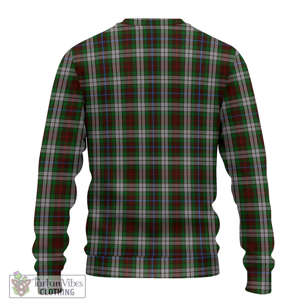 Fraser Hunting Dress Tartan Knitted Sweater with Family Crest DNA In Me Style - Tartanvibesclothing Shop