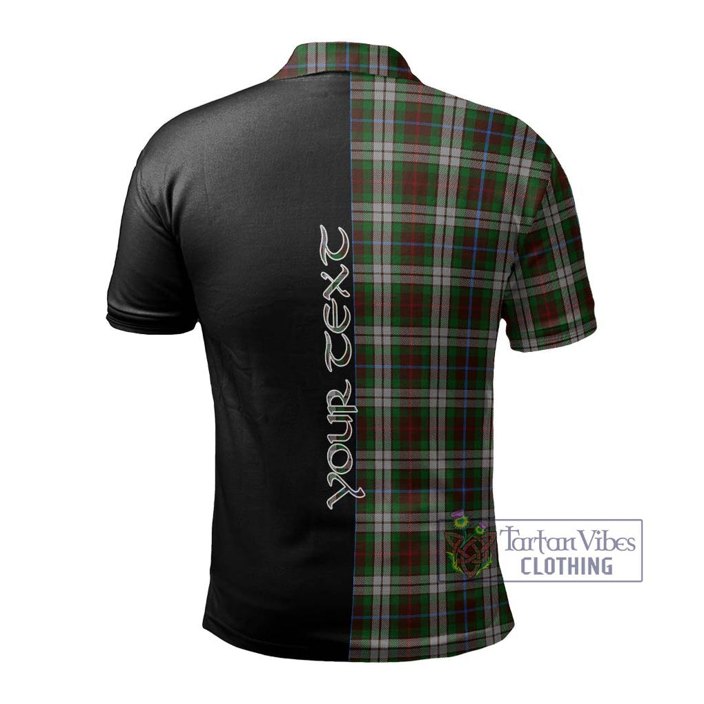 Fraser Hunting Dress Tartan Polo Shirt with Family Crest and Half Of Me Style - Tartanvibesclothing Shop