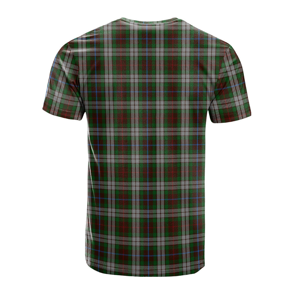 Fraser Hunting Dress Tartan T-Shirt with Family Crest - Tartan Vibes Clothing