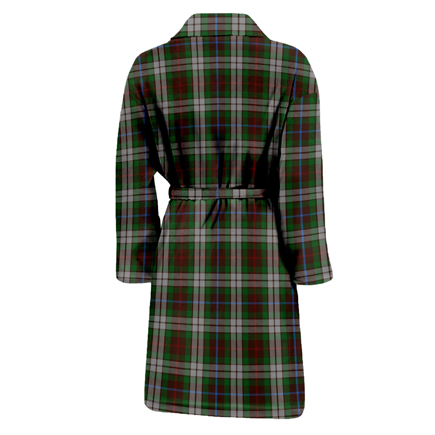 Fraser Hunting Dress Tartan Bathrobe with Family Crest - Tartan Vibes Clothing