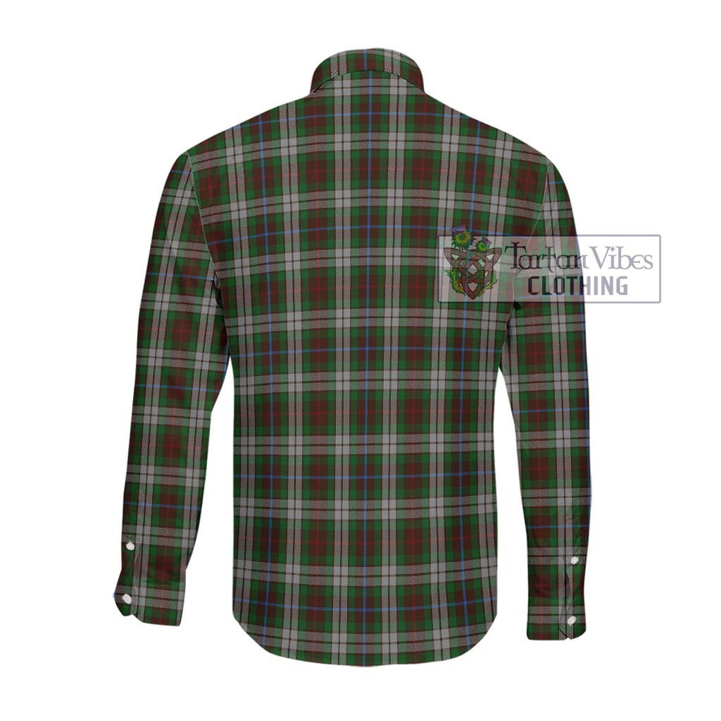 Fraser Hunting Dress Tartan Long Sleeve Button Shirt with Family Crest DNA In Me Style - Tartanvibesclothing Shop