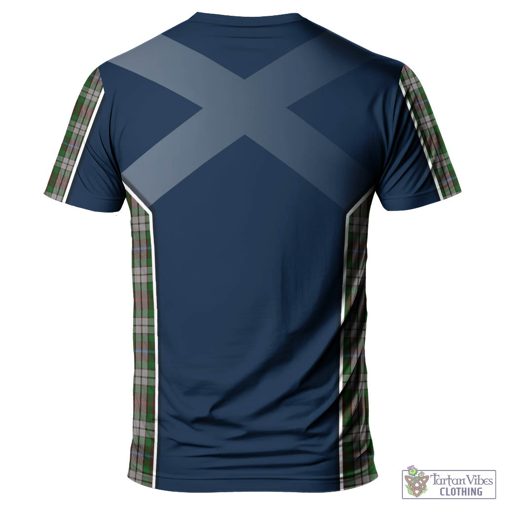 Tartan Vibes Clothing Fraser Hunting Dress Tartan T-Shirt with Family Crest and Scottish Thistle Vibes Sport Style