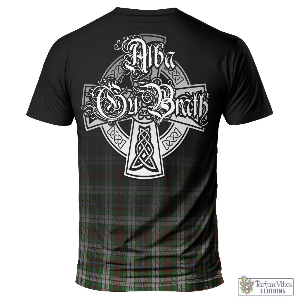 Tartan Vibes Clothing Fraser Hunting Dress Tartan T-Shirt Featuring Alba Gu Brath Family Crest Celtic Inspired