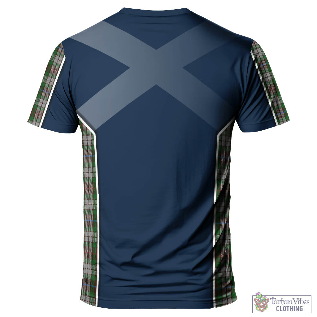 Tartan Vibes Clothing Fraser Hunting Dress Tartan T-Shirt with Family Crest and Lion Rampant Vibes Sport Style