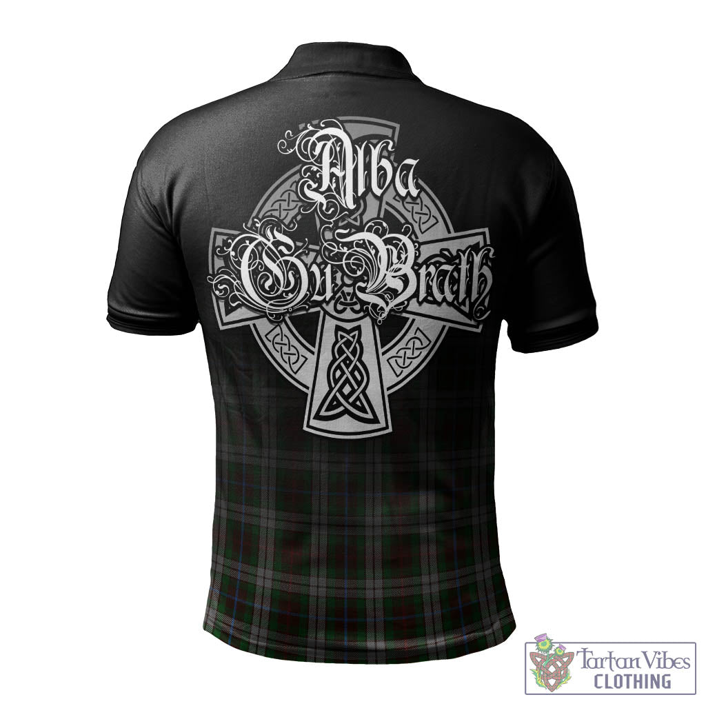 Tartan Vibes Clothing Fraser Hunting Dress Tartan Polo Shirt Featuring Alba Gu Brath Family Crest Celtic Inspired