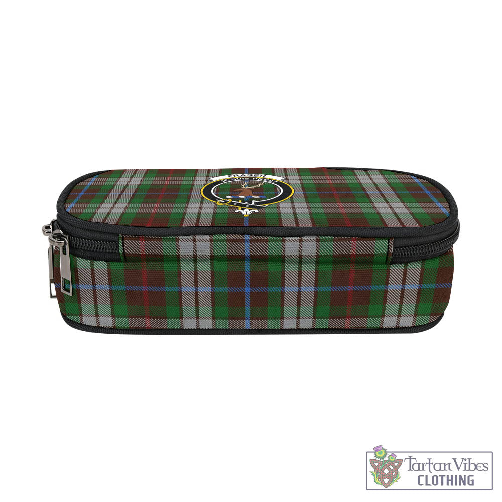 Tartan Vibes Clothing Fraser Hunting Dress Tartan Pen and Pencil Case with Family Crest