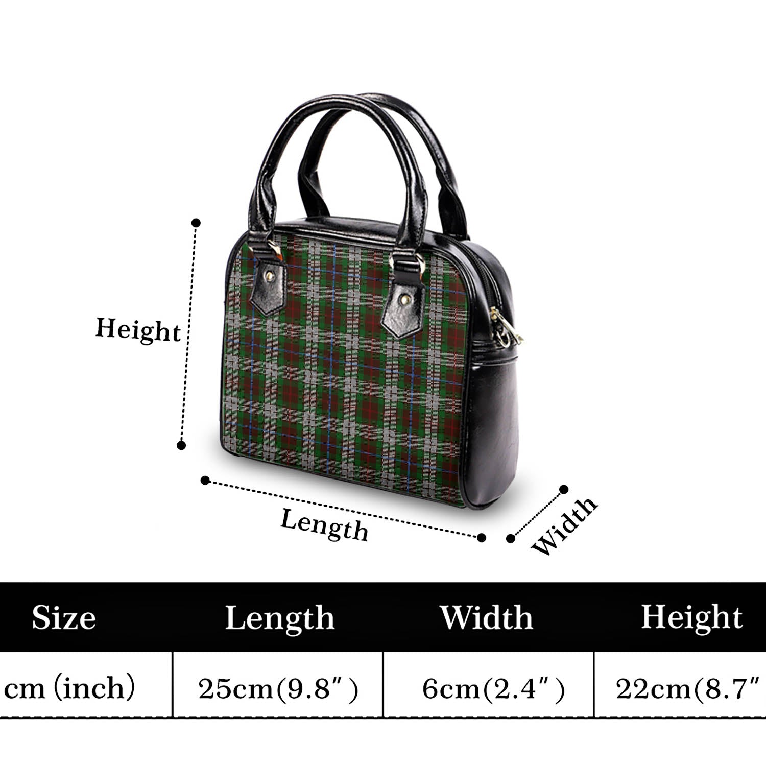 Fraser Hunting Dress Tartan Shoulder Handbags - Tartanvibesclothing