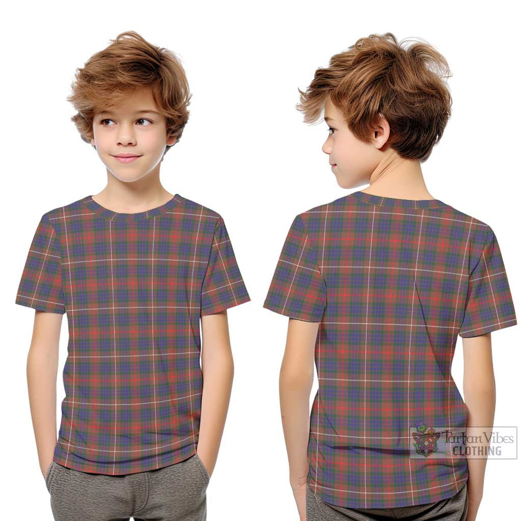 Fraser Hunting Modern Tartan Kid T-Shirt Youth XL Size14 - Tartanvibesclothing Shop