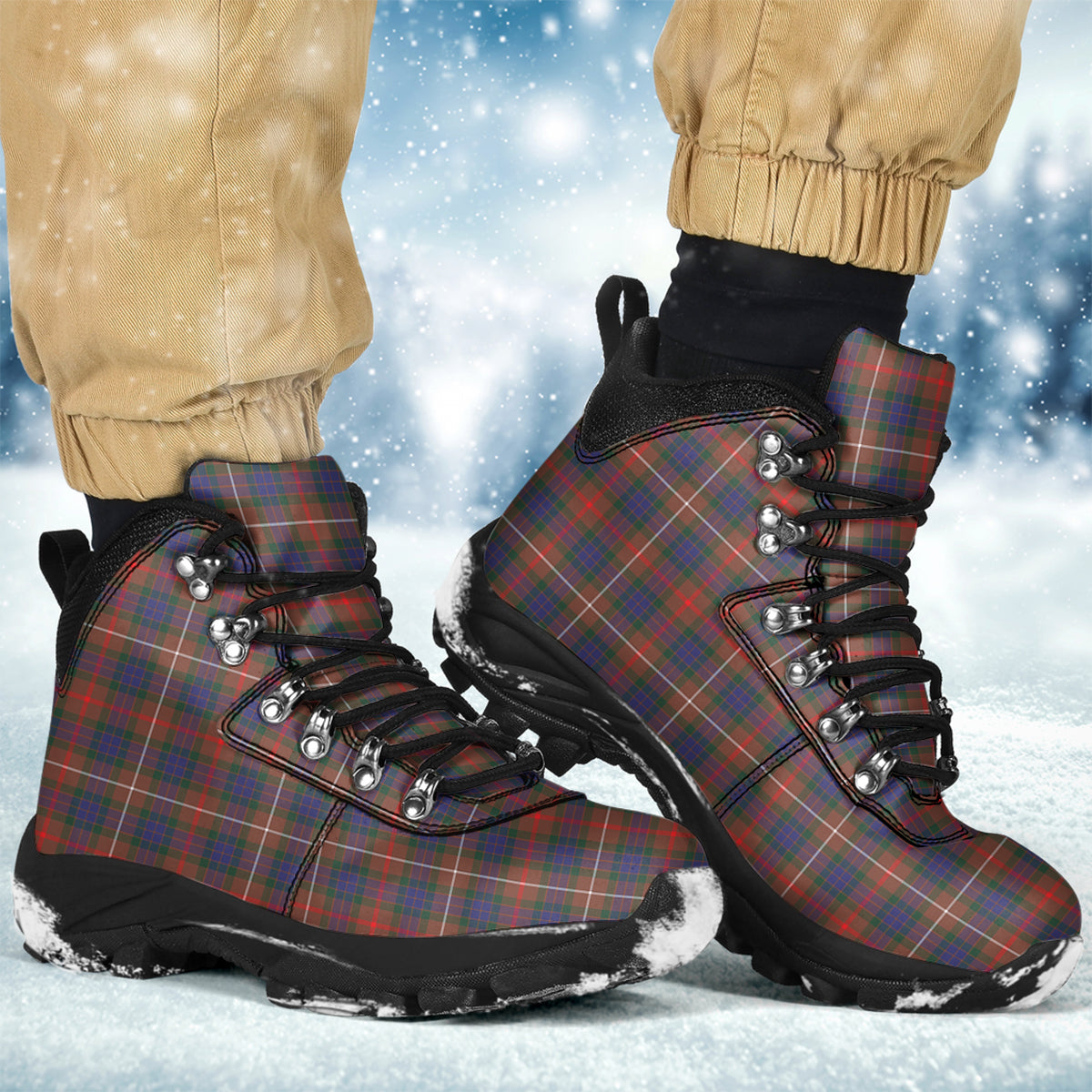 Fraser Hunting Modern Tartan Alpine Boots - Tartanvibesclothing