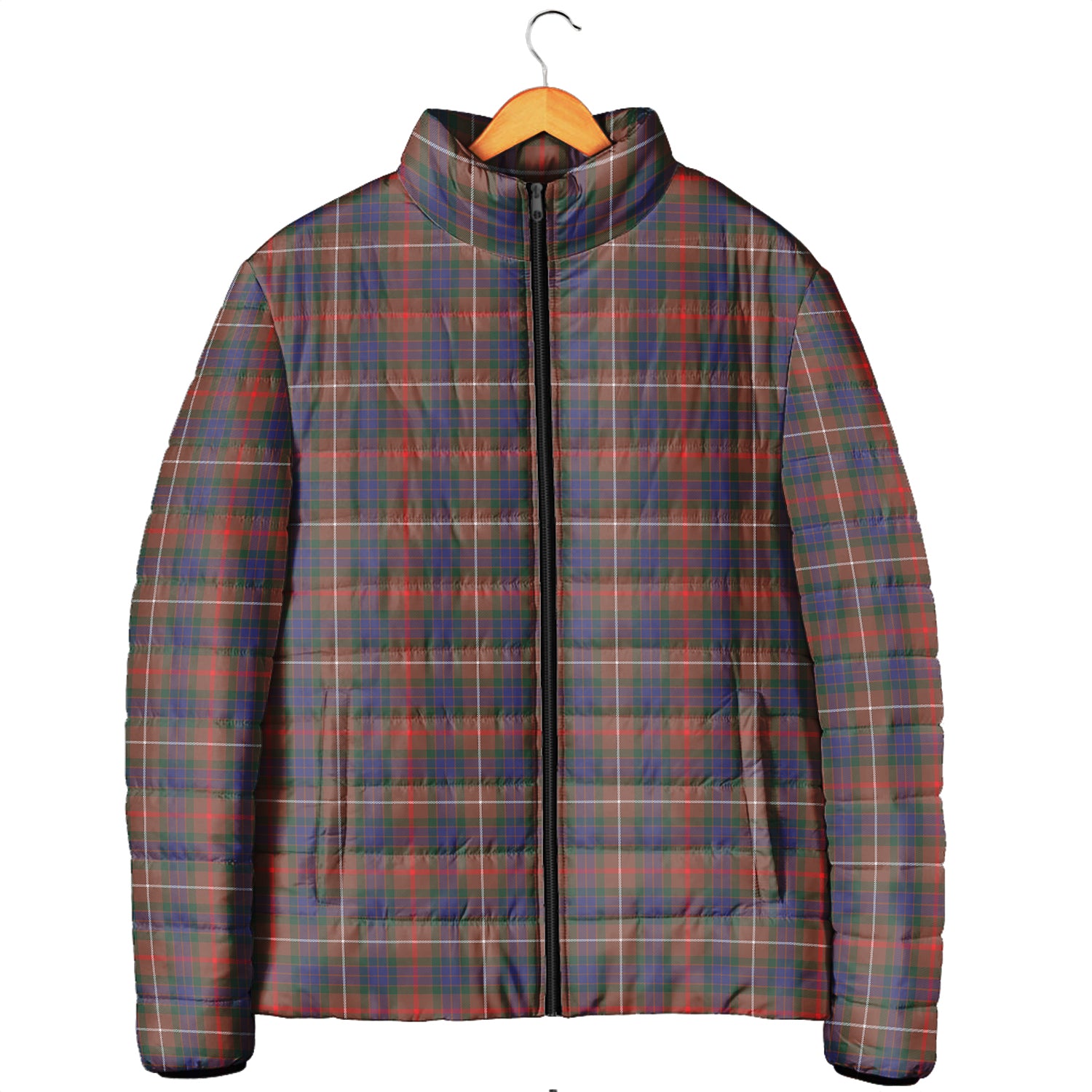 Fraser Hunting Modern Tartan Padded Jacket - Tartanvibesclothing