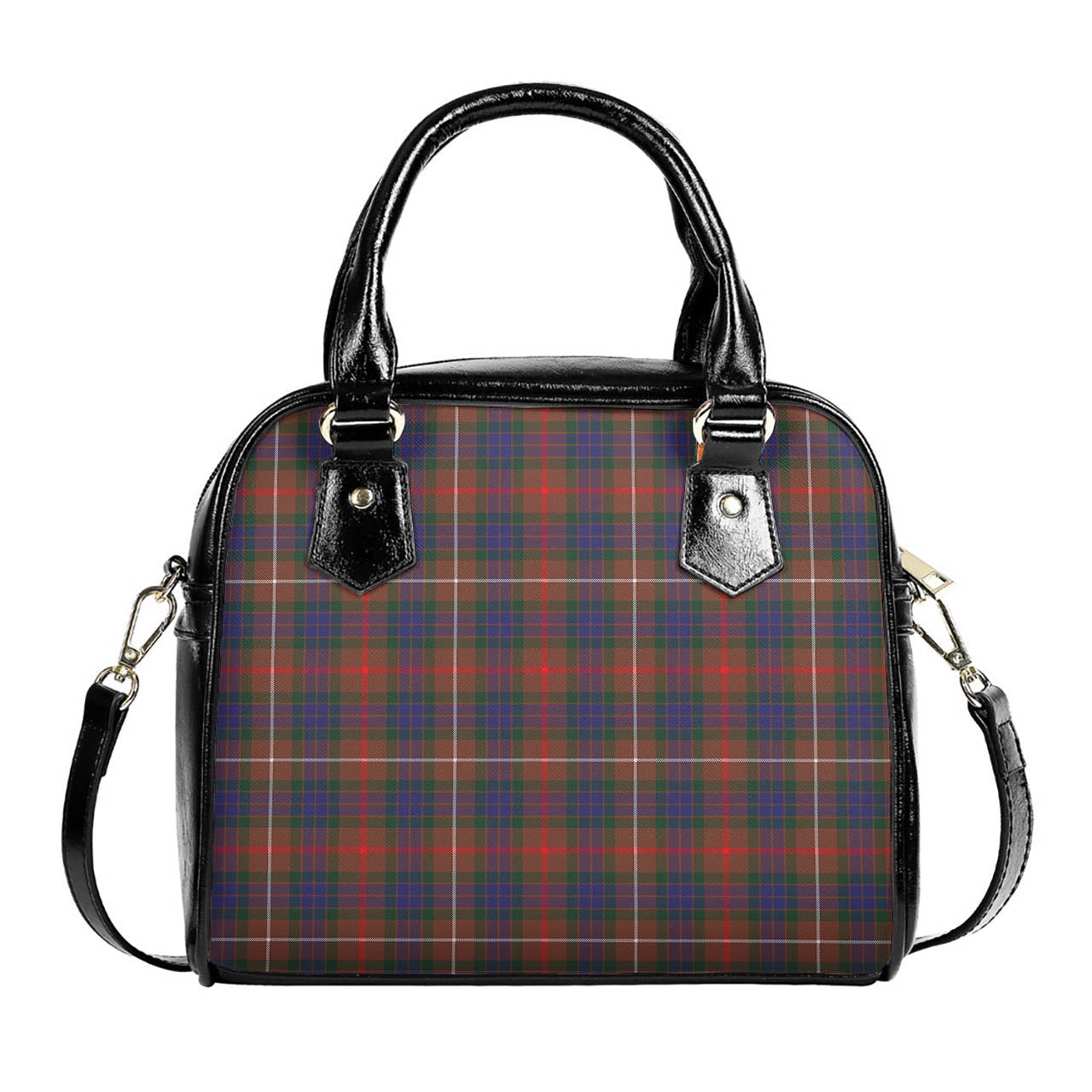Fraser Hunting Modern Tartan Shoulder Handbags One Size 6*25*22 cm - Tartanvibesclothing