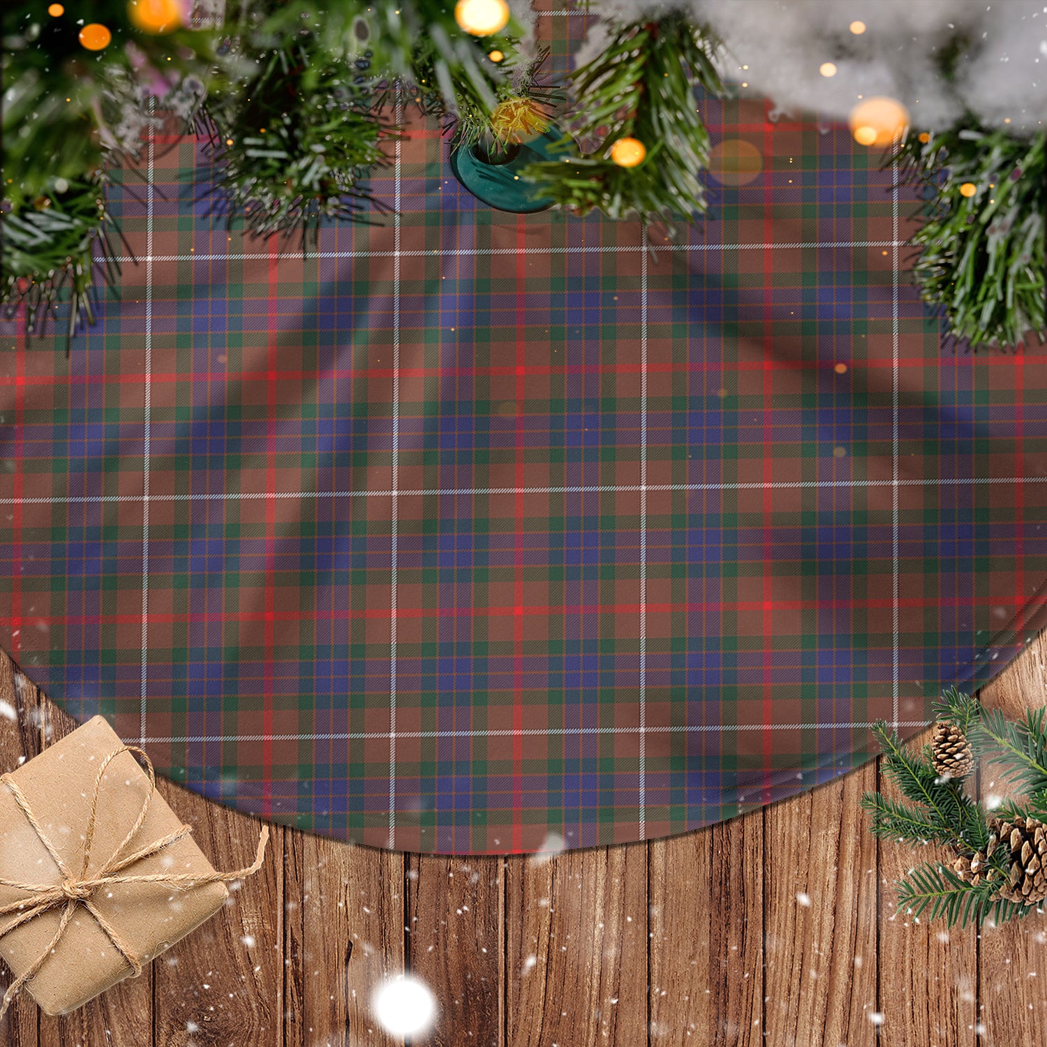 Fraser Hunting Modern Tartan Christmas Tree Skirt - Tartanvibesclothing