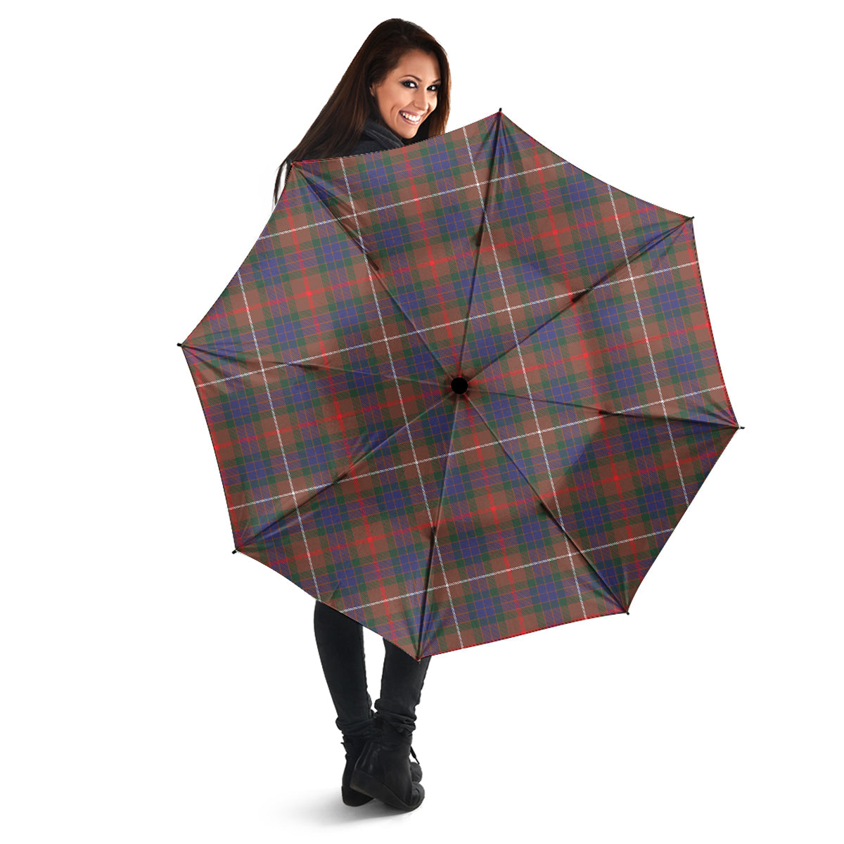 Fraser Hunting Modern Tartan Umbrella - Tartanvibesclothing