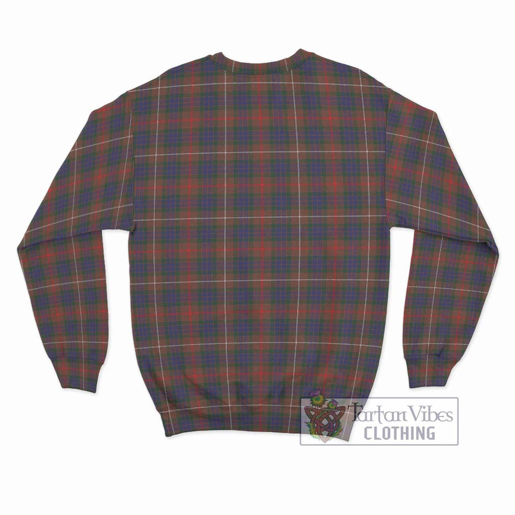 Fraser Hunting Modern Tartan Sweatshirt with Family Crest DNA In Me Style - Tartanvibesclothing Shop